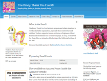 Tablet Screenshot of bronythankyoufund.org